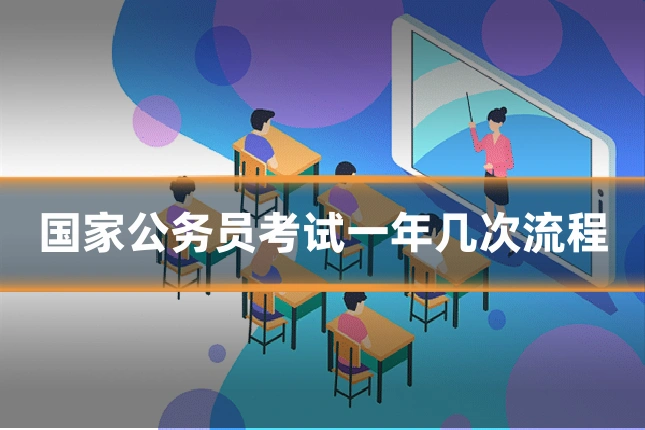 国家公务员考试一年几次流程