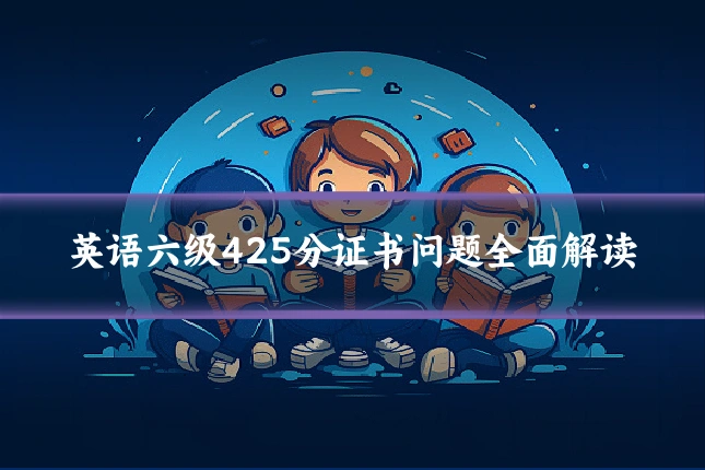 英语六级425分证书问题全面解读