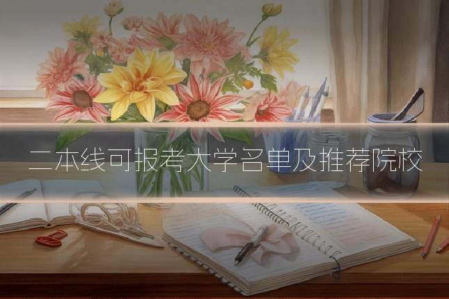 二本线可报考大学名单及推荐院校