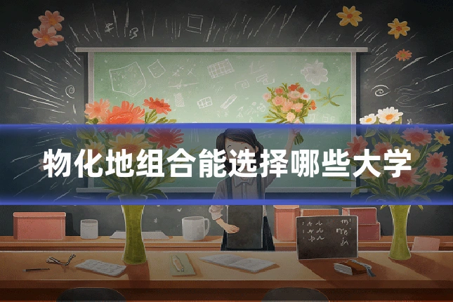 物化地组合能选择哪些大学