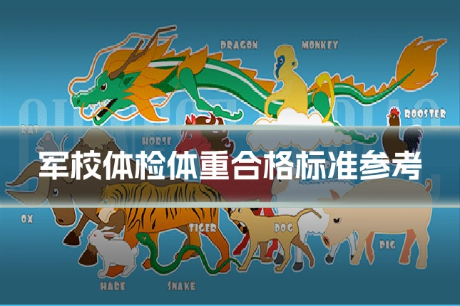 军校体检体重合格标准参考