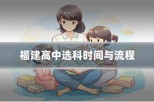 福建高中选科时间与流程
