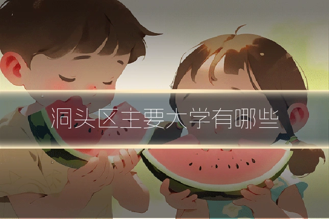 洞头区主要大学有哪些