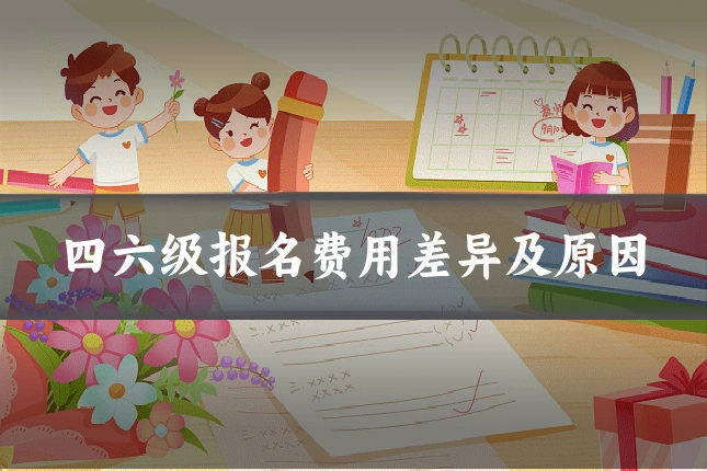 四六级报名费用差异及原因