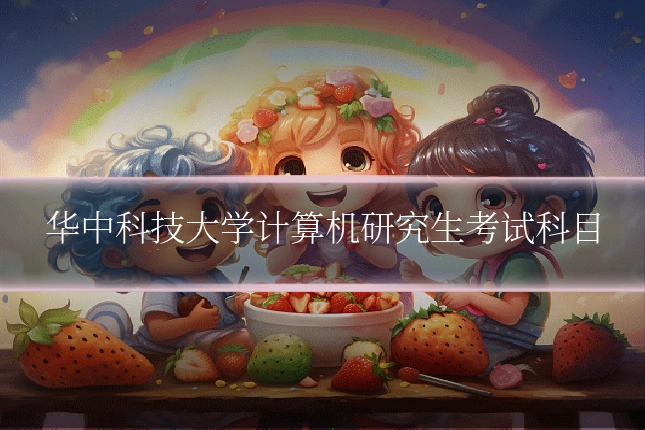 华中科技大学计算机研究生考试科目