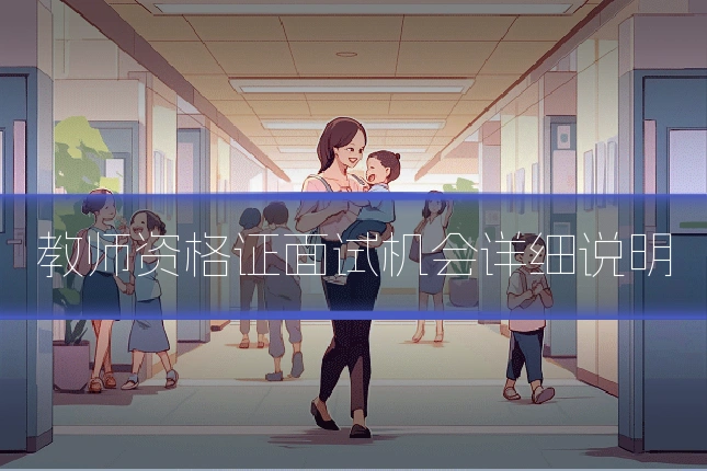 教师资格证面试机会详细说明