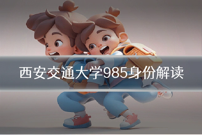 西安交通大学985身份解读
