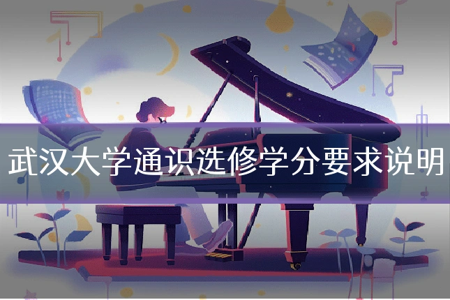 武汉大学通识选修学分要求说明