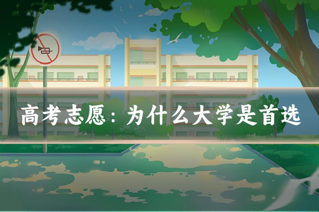 高考志愿:为什么大学是首选