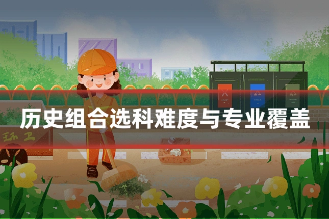 历史组合选科难度与专业覆盖