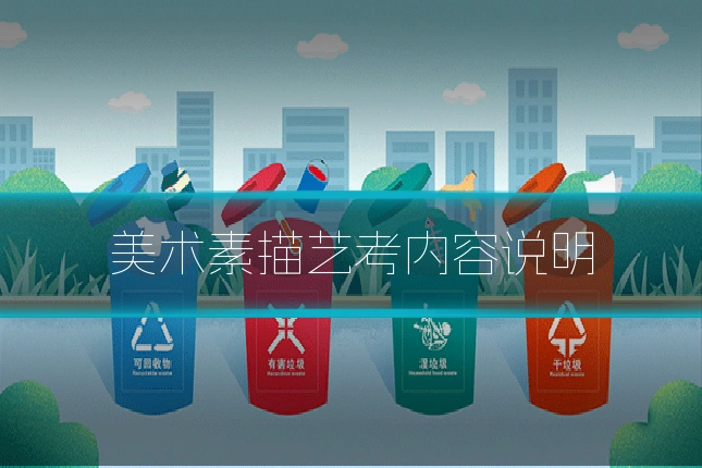 美术素描艺考内容说明