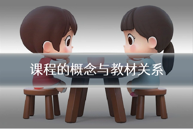 课程的概念与教材关系