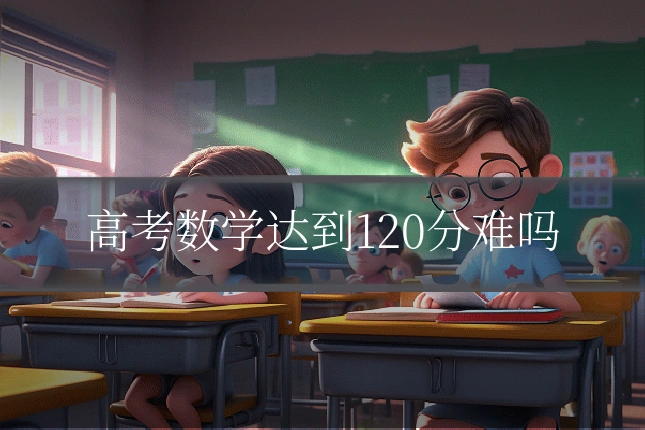 高考数学达到120分难吗
