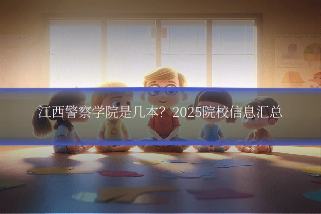 江西警察学院是几本?2025院校信息汇总