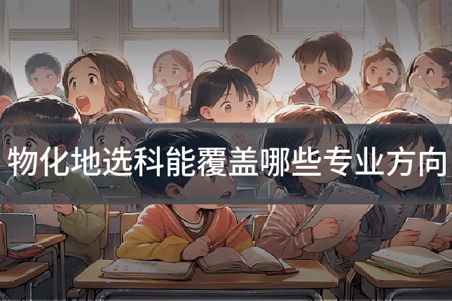 物化地选科能覆盖哪些专业方向