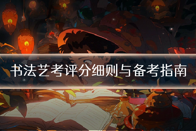 书法艺考评分细则与备考指南
