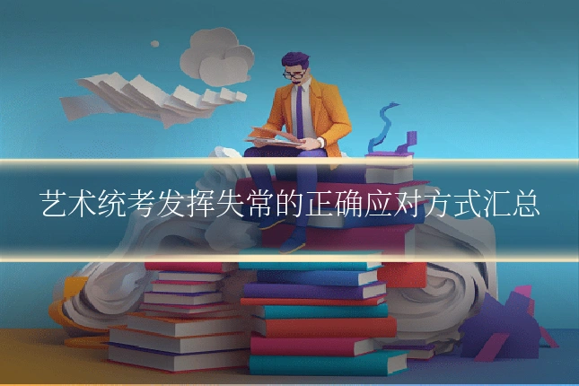 艺术统考发挥失常的正确应对方式汇总