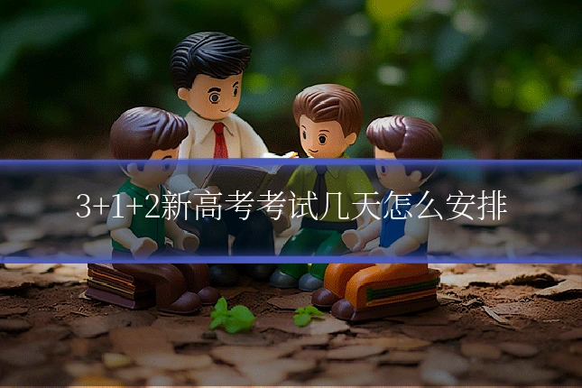 3+1+2新高考考试几天怎么安排