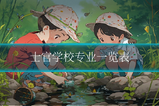 士官学校专业一览表