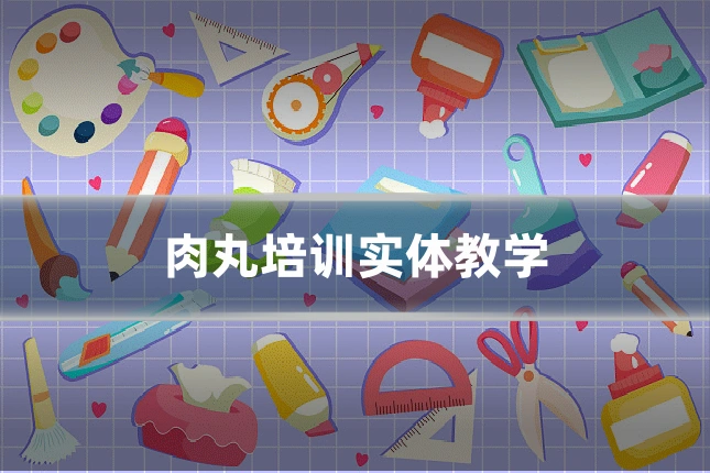 肉丸培训实体教学