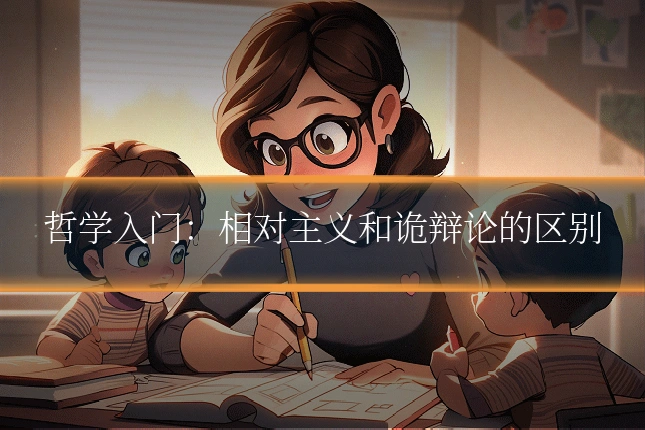 哲学入门:相对主义和诡辩论的区别
