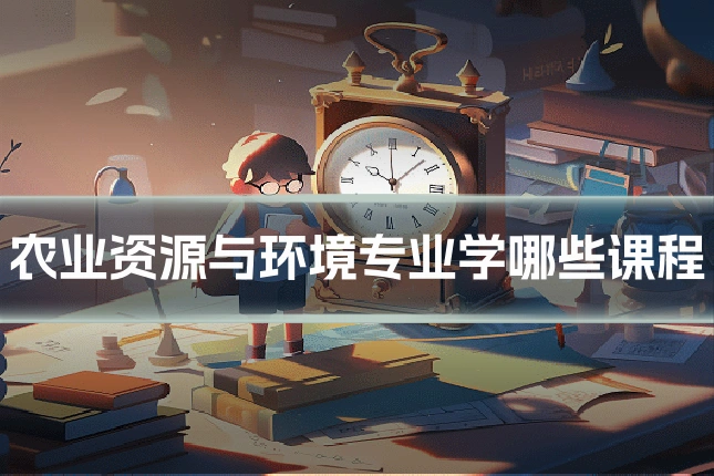 农业资源与环境专业学哪些课程