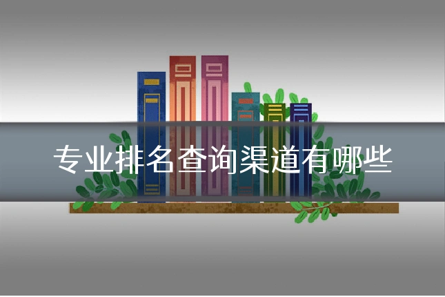 专业排名查询渠道有哪些