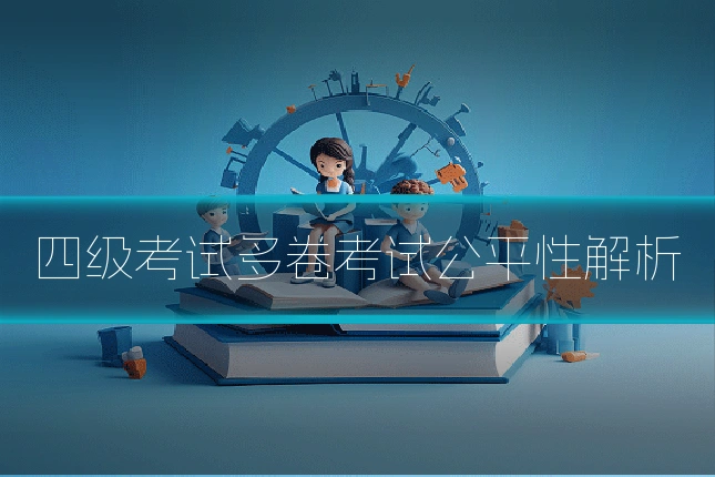 四级考试多卷考试公平性解析