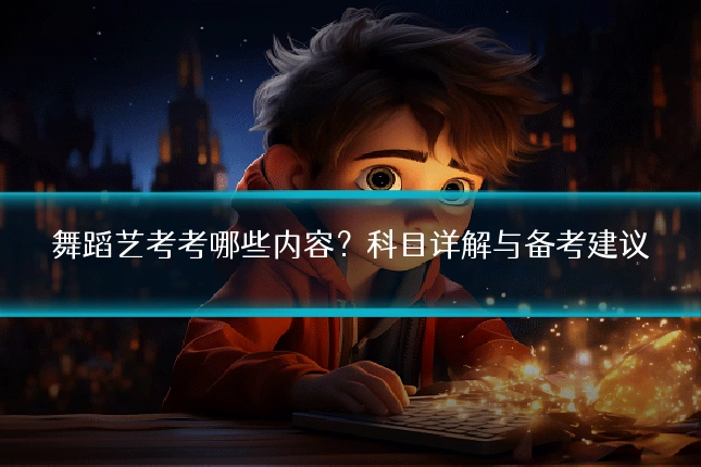 舞蹈艺考考哪些内容?科目详解与备考建议