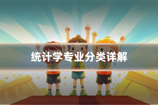 统计学专业分类详解