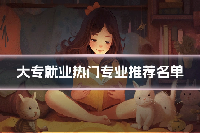 大专就业热门专业推荐名单