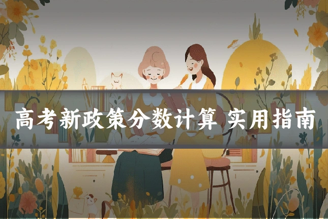 高考新政策分数计算 实用指南