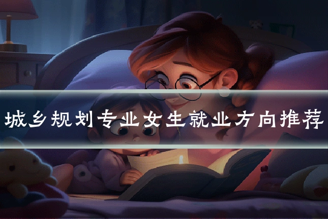 城乡规划专业女生就业方向推荐