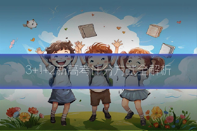 3+1+2新高考计分方式全解析
