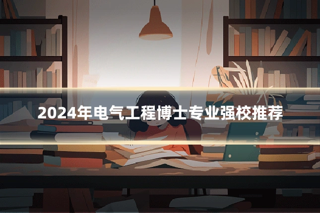 2024年电气工程博士专业强校推荐