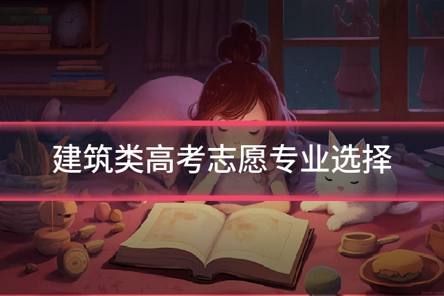 建筑类高考志愿专业选择