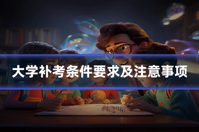 大学补考条件要求及注意事项