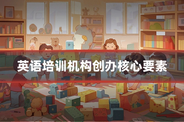 英语培训机构创办核心要素