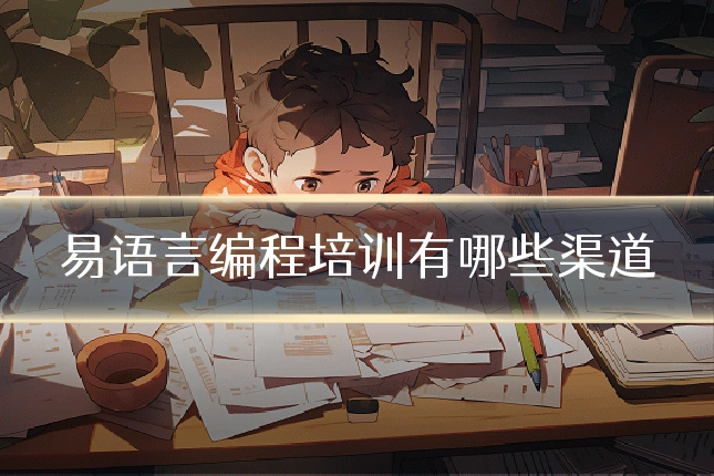 易语言编程培训有哪些渠道