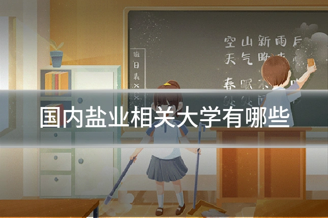 国内盐业相关大学有哪些
