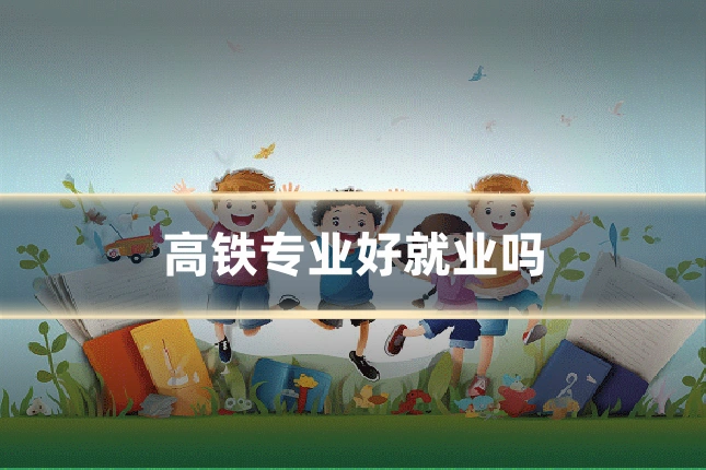 高铁专业好就业吗