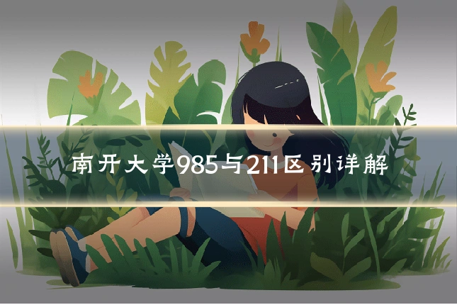 南开大学985与211区别详解