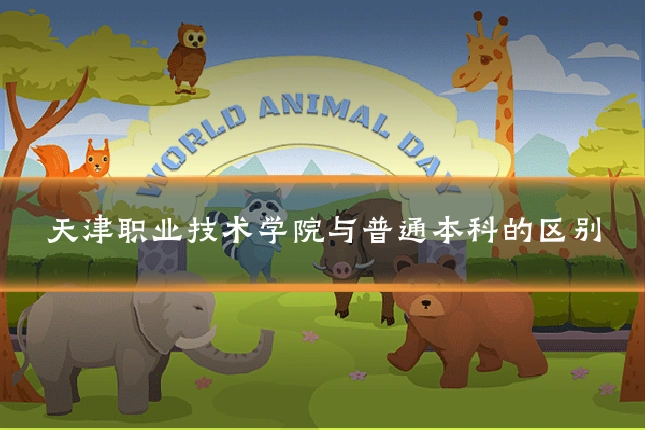 天津职业技术学院与普通本科的区别