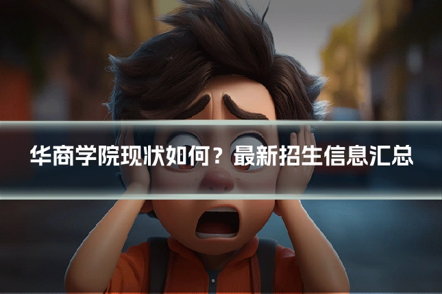 华商学院现状如何?最新招生信息汇总