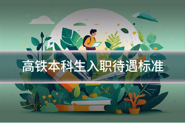 高铁本科生入职待遇标准