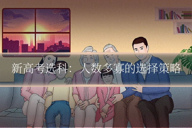 新高考选科:人数多寡的选择策略