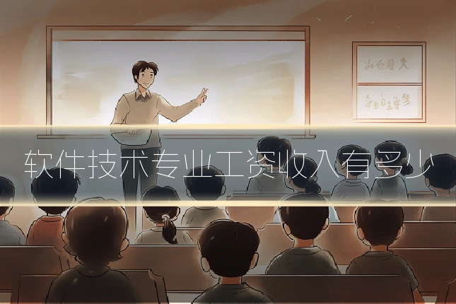 软件技术专业工资收入有多少