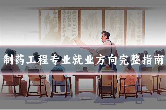 制药工程专业就业方向完整指南