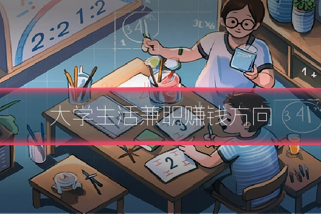 大学生活兼职赚钱方向