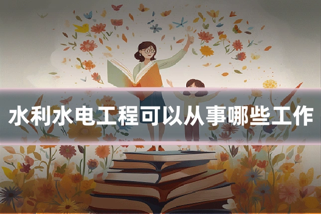 水利水电工程可以从事哪些工作